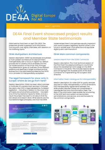 DE4A Newsletter #7 2023