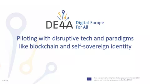 de4a-piloting-with-disruptive-tech-and-paradigm