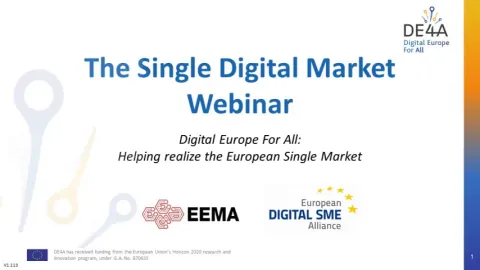single digital market webinar